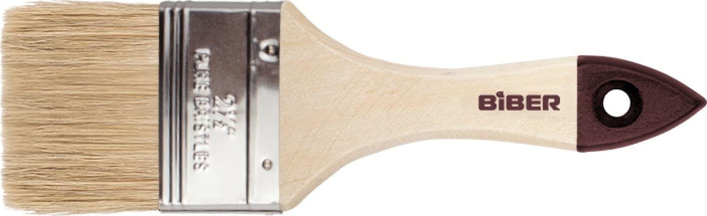 Кисть флейцевая Biber Стандарт 31124 натур. щетина, дер. рукоятка, 50мм Тов-002003