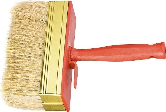 Кисть флейцевая MATRIX 30х120 мм натур. щетина, пластмас. корпус, пластмас. ручка// 84122