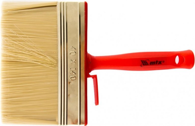 Кисть флейцевая MATRIX 40х140 мм искусст. щетина, пластмас. корпус, пластмас. ручка 84128