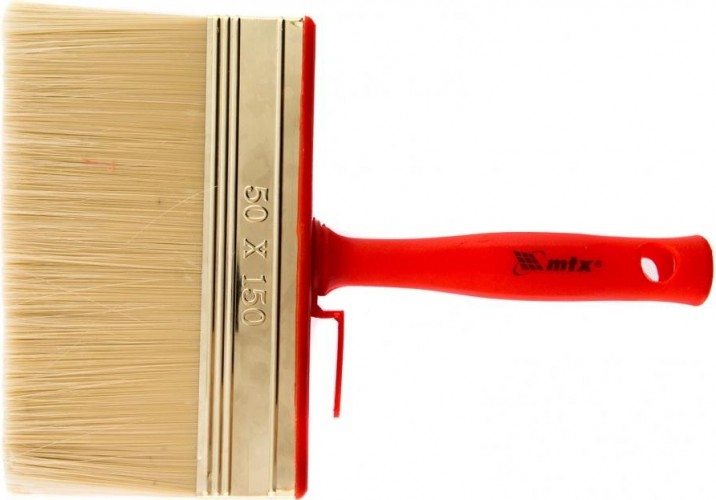 Кисть флейцевая MATRIX 50х150 мм искусст. щетина, пластмас. корпус, пластмас. ручка 84129