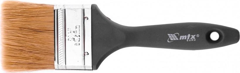 Кисть флейцевая MATRIX Евро 2,5" плоская натуральная щетина, пластмассовая ручка// 83064