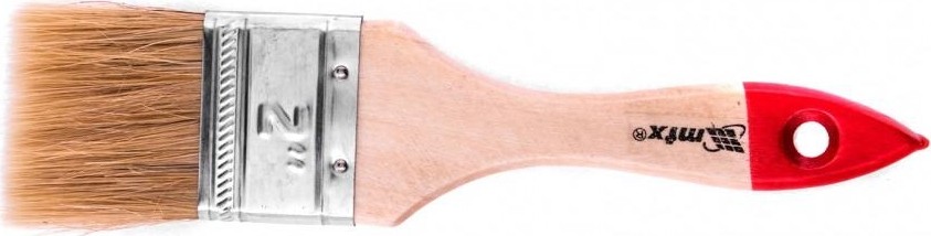 Кисть флейцевая MATRIX Стандарт 2" плоская (50 мм), натуральная щетина, деревянная р. 82530