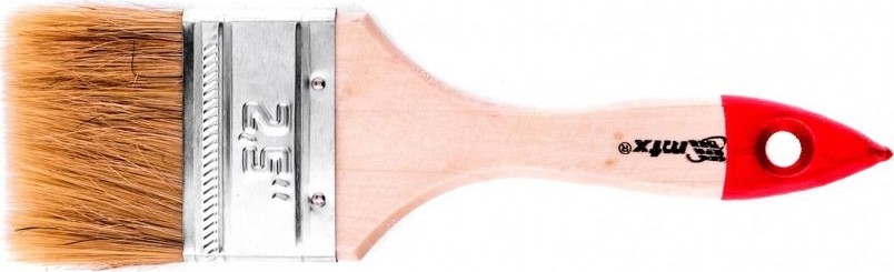 Кисть флейцевая MATRIX Стандарт 2,5" плоская (63 мм), натуральная щетина, деревянная р. 82535