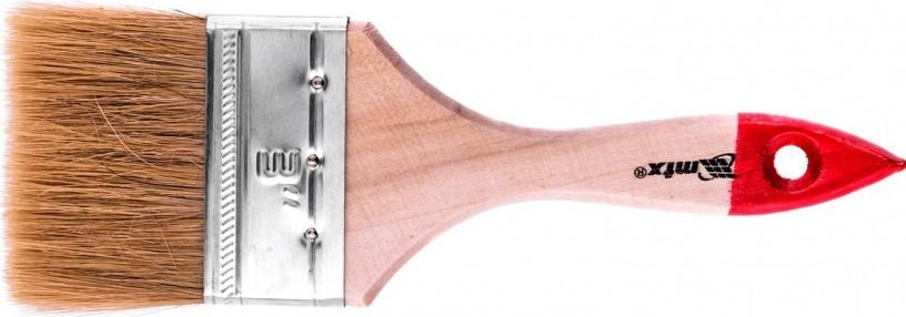 Кисть флейцевая MATRIX Стандарт 3" плоская (75 мм), натуральная щетина, деревянная р. 82540