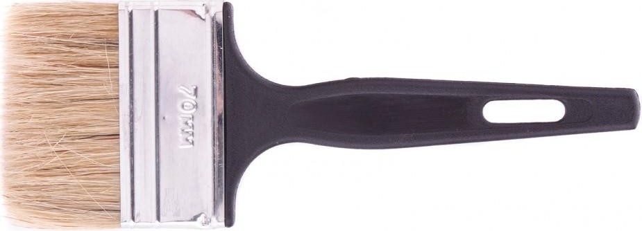 Кисть флейцевая СИБРТЕХ Стандарт, 70*6 натуральная щетина, пластиковая ручка 82506