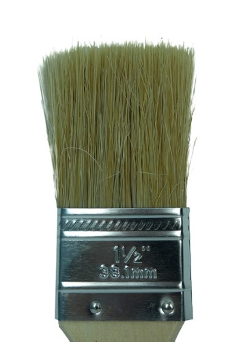 Кисть флейцевая СОЮЗ 9040-36-038С плоская standard 38мм, натуральная щетина, деревян 9040-36-038C - изображение 2