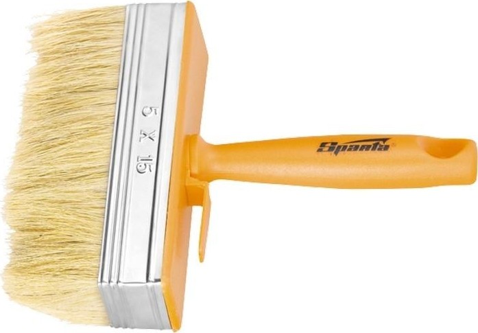 Кисть флейцевая Sparta 50х150 мм натуральная щетина, пластмассовый корпус, пластмас 841055