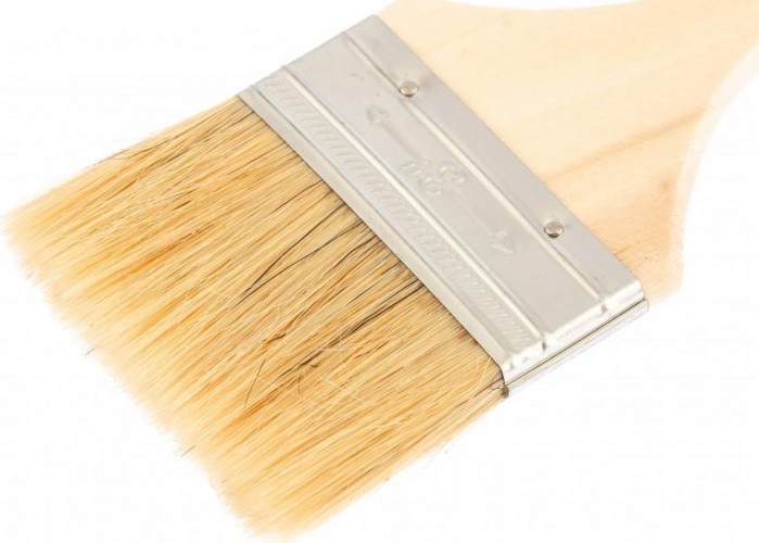 Кисть флейцевая Sparta Slimline 3" плоская (75 мм), натуральная щетина, деревянная ру 824405 - изображение 2