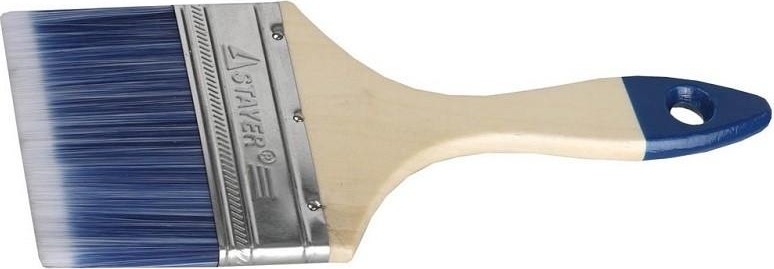 Кисть флейцевая STAYER AQUA-STANDARD плоская искусственная щетина, деревянная ручка, 10 01032-100