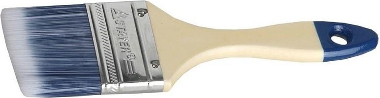 Кисть флейцевая STAYER AQUA-STANDARD плоская искусственная щетина, деревянная ручка, 63 01032-063