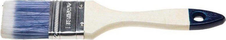 Кисть флейцевая STAYER AQUA-STANDARD плоская искусственная щетина, деревянная ручка, 25 01032-025