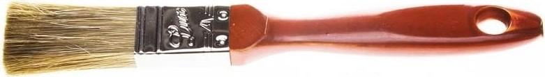 Кисть флейцевая STAYER LASUR-LUX плоская деревянная ручка, смешанная щетина, 25мм 01051-025