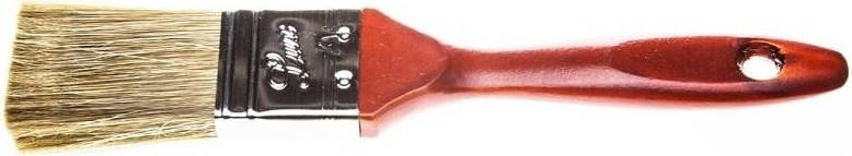Кисть флейцевая STAYER LASUR-LUX плоская деревянная ручка, смешанная щетина, 38мм 01051-038