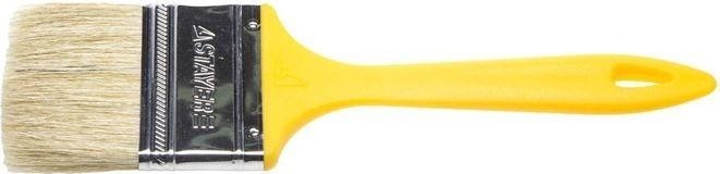 Кисть флейцевая STAYER UNIVERSAL-MASTER 63 мм плоская светлая натуральная щетина 0107-63_z01
