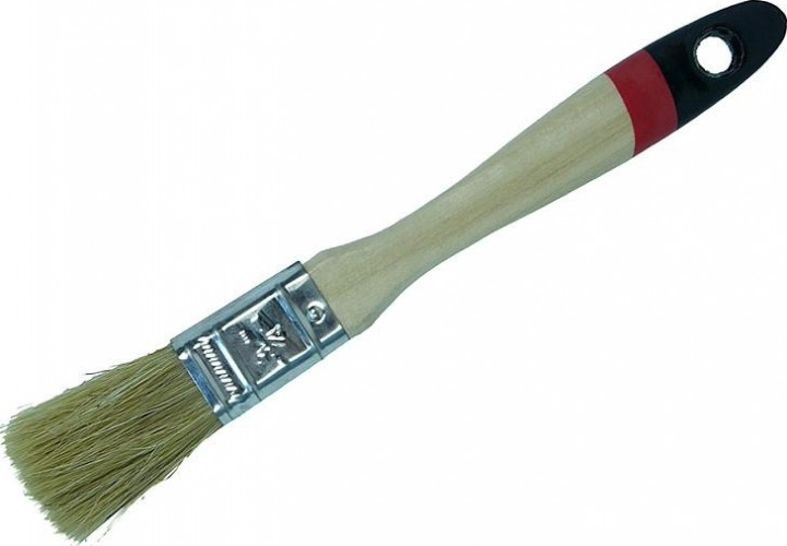 Кисть флейцевая Sturm 9040-22-020 3/4" (20мм), натуральная щетина, деревянная ручка - изображение 4