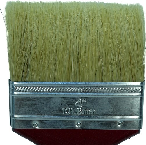 Кисть флейцевая Sturm 9040-23-100 4" (100мм), натуральная щетина, деревянная ручка - изображение 2