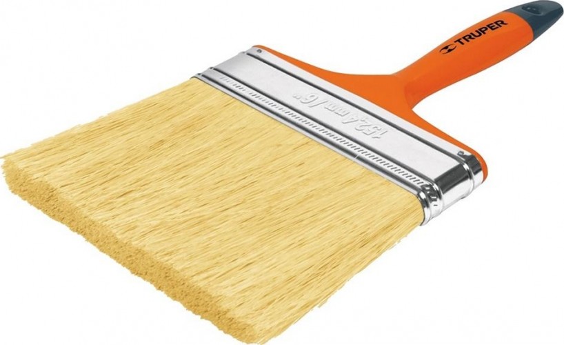 Кисть флейцевая TRUPER BREN-6 150 мм, натуральная растительная щетина 14494