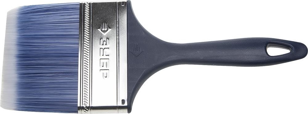 Кисть флейцевая ЗУБР АКВА плоская "кп-13", искусственная щетина, пластмассов 4-01013-100