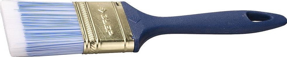 Кисть флейцевая ЗУБР АКВА плоская "кп-13", искусственная щетина, пластмассов 4-01013-050