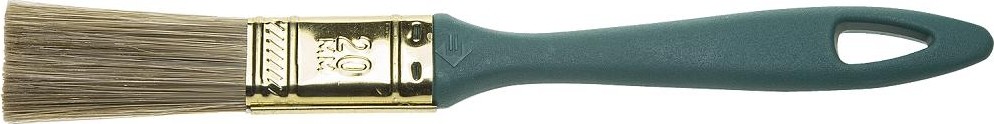 Кисть флейцевая ЗУБР МАСТЕР КП-14 плоская, смешанная щетина, пластмассовая рукоятка, 4-01014-020