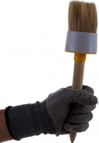 Кисть круглая Biber Стандарт 31188 натур. щетина, дер. рукоятка, 60мм Тов-001902 - изображение 2