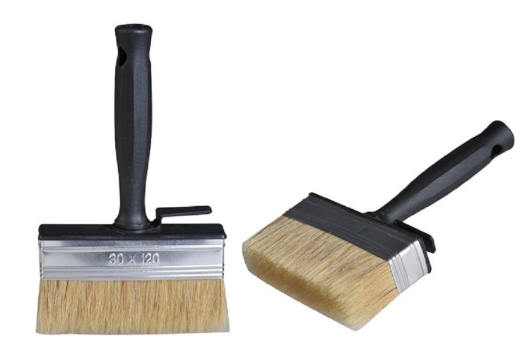 Кисть макловица СОЮЗ 9040-24-12С "мини", пласт. корпус, натуральная щетина, 30х120м