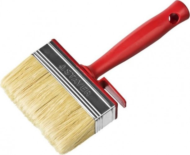 Кисть макловица STAYER UNIVERSAL-MASTER светлая щетина, пластмассовый корпус, 3х10см 01824-10