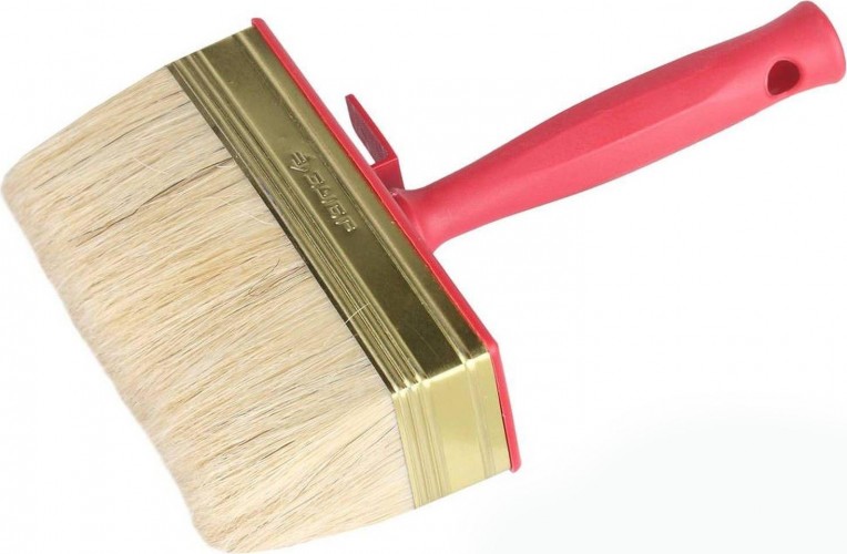 Кисть макловица ЗУБР МАСТЕР светлая щетина, пластмассовый корпус, 50х150мм 01825-15