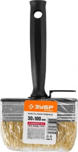 Кисть макловица ЗУБР ОПТИМА светлая щетина, пластмассовый корпус, 30х100мм 01802-10 - изображение 2