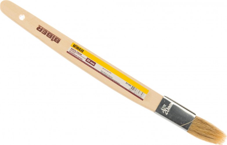 Кисть плоская Biber 31103 узкая 20мм тов-001957