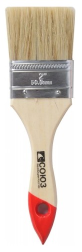 Кисть плоская СОЮЗ 9040-36-100С standard 4" (100мм), натуральная щетина, деревянна