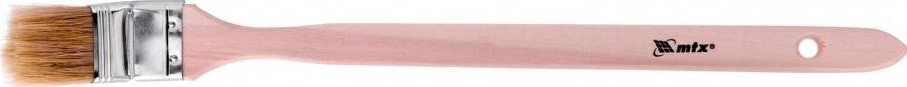 Кисть радиаторная MATRIX 1,5" натуральная щетина, деревянная ручка// 83843