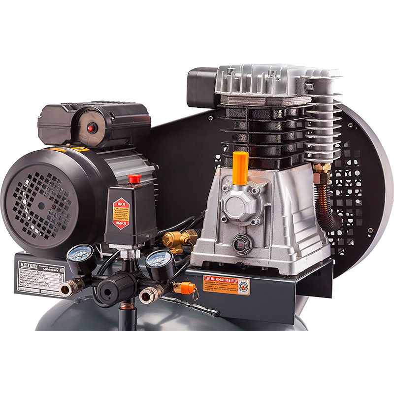 Компрессор (ременная передача) KITTORY KAC-100/65V - изображение 4