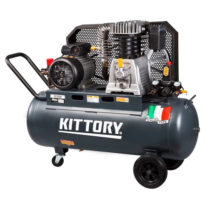 Компрессор (ременная передача) KITTORY KAC-100/80S3 - изображение 2