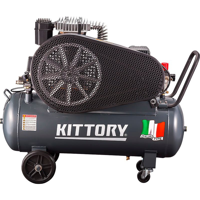 Компрессор (ременная передача) KITTORY KAC-100/80S - изображение 3