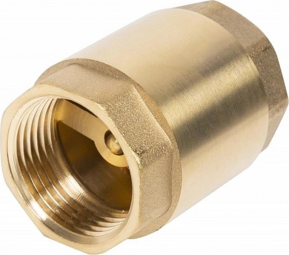 Клапан обратный ДЖИЛЕКС 1' магистральный, латунный 9009