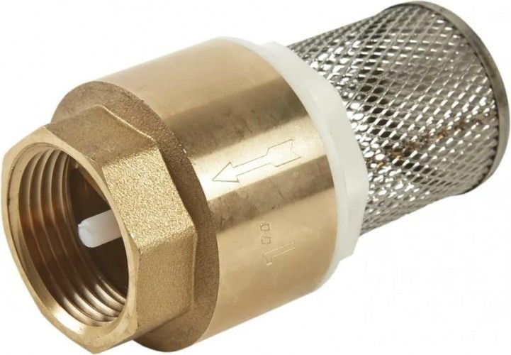 Клапан обратный  GROSSIS 1/2"(л) с сеткой 0470060