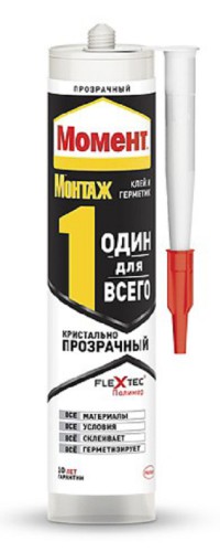 Клей-герметик МОМЕНТ Один для всего, прозрачный 3003424 Б0069050