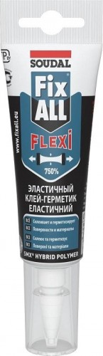 Клей-герметик SOUDAL FIX ALL FLEXI белый (туба 125 мл) 134136 134136