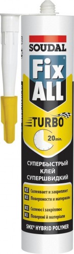 Клей-герметик SOUDAL FIX ALL TURBO белый 126907 126907