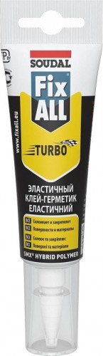 Клей-герметик SOUDAL FIX ALL TURBO белый (туба 125 мл) 134139 134139