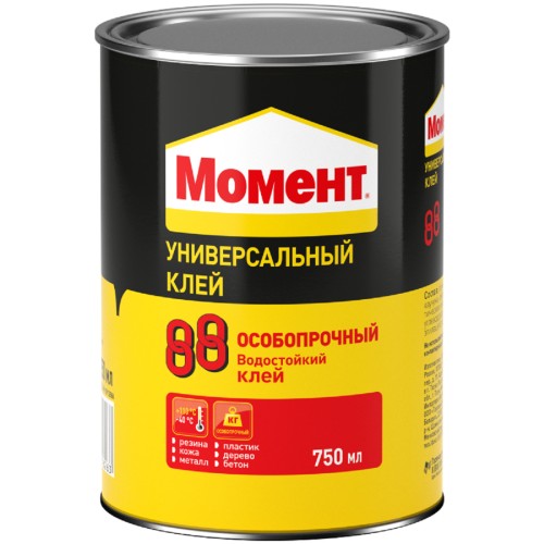 Клей МОМЕНТ 88 Особопрочный, водостойкий (банка 750 мл.) 1777022  Б0033840