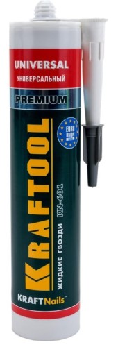 Клей монтажный KRAFTOOL 310мл универсальный, белый 41341_z01