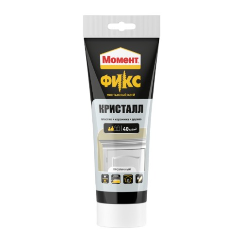 Клей монтажный МОМЕНТ FIX Кристалл 185 г 2574393 Б0047947