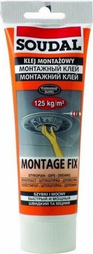 Клей монтажный SOUDAL MONTAGE FIX (туба 250 гр) 105159 105159