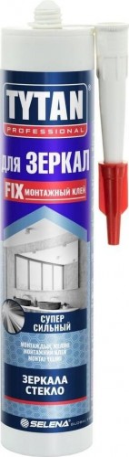 Клей монтажный Tytan для зеркал бежевый (310мл) тов-213060