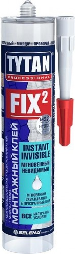 Клей монтажный Tytan Fix2 Instant Invisible (290мл) тов-213066