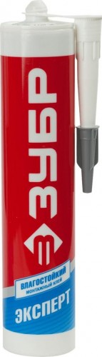 Клей монтажный ЗУБР влагостойкий (300 мл) 41335