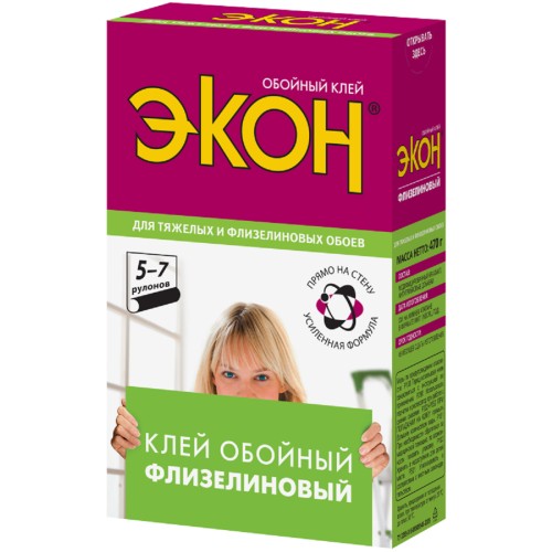 Клей обойный ЭКОН Флизелиновый (470 г) 2077902 Б0048500