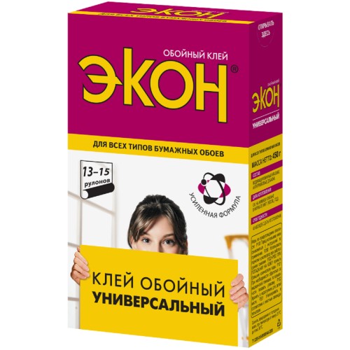 Клей обойный ЭКОН Универсальный (450 г) 1830002 Б0023058